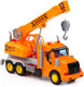 Миниатюра изображения товара Кран игрушечный Полесье Профи со светом и звуком / 86617 (инерционный, оранжевый)