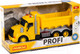 Миниатюра изображения товара Самосвал игрушечный Полесье Профи / 86273 (инерционный, желтый)