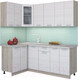Миниатюра изображения товара Кухонный гарнитур Интерлиния Мила 12x20 (вудлайн кремовый/опал светлый)