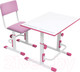 Миниатюра изображения товара Парта Polini Kids Simple М1 (белый/розовый)