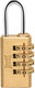 Миниатюра изображения товара Замок для чемодана Kale Kilit 21-300 / KD001 (латунь)