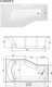 Миниатюра изображения товара Ванна акриловая 1Марка Convey 150x75 R