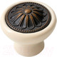 Миниатюра изображения товара Ручка для мебели Boyard Ceramica RC107AB.4/W