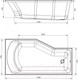 Миниатюра изображения товара Ванна акриловая 1Марка Convey 150x75 L (с ножками)