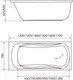 Миниатюра изображения товара Ванна акриловая 1Марка Classic 170x70 A (с ножками)