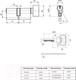 Миниатюра изображения товара Цилиндровый механизм замка Avers ZC-60-C-AB