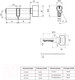 Миниатюра изображения товара Цилиндровый механизм замка Avers ZC-70-C-CR