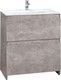 Миниатюра изображения товара Тумба с умывальником Belux Сидней-Женева Н60-02 (31, бетон Чикаго/светло-серый)