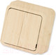 Миниатюра изображения товара Выключатель Gunsan Misya 01 05 23 00 100 103 (клен)