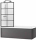 Миниатюра изображения товара Стеклянная шторка для ванны REA Lagos-1 Fix 70 / REA-K4560