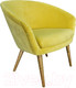 Миниатюра изображения товара Кресло мягкое Lama мебель Тиана (Ultra Mustuard)