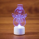 Миниатюра изображения товара Световая фигурка Neon-Night Снеговик с шарфом 2D 501-053