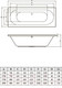 Миниатюра изображения товара Ванна акриловая Bonito Home Ilias 180x80 (с ножками)