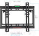 Миниатюра изображения товара Кронштейн для телевизора ARM Media Steel-6 (черный)
