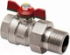 Миниатюра изображения товара Шаровой кран RBM C накидной гайкой 1 1/4" ВН PN25