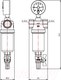 Миниатюра изображения товара Магистральный фильтр Valtec VT.389.N.05 (3/4")