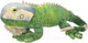 Миниатюра изображения товара Мягкая игрушка All About Nature Зеленая игуана / K8353-PT
