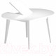 Миниатюра изображения товара Обеденный стол Васанти Плюс Партнер ПС-34 100-135x100 (белый глянец/белый)