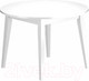 Миниатюра изображения товара Обеденный стол Васанти Плюс Партнер ПС-34 100-135x100 (белый глянец/белый)
