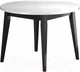 Миниатюра изображения товара Обеденный стол Васанти Плюс Партнер ПС-35 100-135x100 (белый глянец/черный)