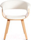 Миниатюра изображения товара Стул Tetchair Vimta дерево/металл/экокожа (белый)