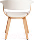 Миниатюра изображения товара Стул Tetchair Vimta дерево/металл/экокожа (белый)