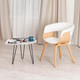 Миниатюра изображения товара Стул Tetchair Vimta дерево/металл/экокожа (белый)