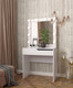 Миниатюра изображения товара Туалетный столик с зеркалом Мир Мебели SV-13 с подсветкой