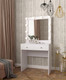 Миниатюра изображения товара Туалетный столик с зеркалом Мир Мебели SV-14 с подсветкой