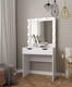 Миниатюра изображения товара Туалетный столик с зеркалом Мир Мебели SV-15 с подсветкой