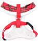 Миниатюра изображения товара Шлея-жилетка для животных Puppia Blitzen-A / PAQD-AC1470-CR-S (красный/клетка)