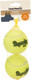 Миниатюра изображения товара Набор игрушек для собак Beeztees Теннисный мяч с пищалкой / 625616