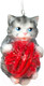 Миниатюра изображения товара Елочная игрушка Грай Котёнок с клубочком ЕГ-42