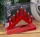 Миниатюра изображения товара Световая фигурка Luazon Горка рождественская красная 4357279 (т/белый)