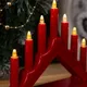 Миниатюра изображения товара Световая фигурка Luazon Горка рождественская красная 4357279 (т/белый)