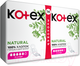 Миниатюра изображения товара Прокладки гигиенические Kotex Natural Super ультратонкие с крылышками 100% хлопок (14шт)