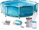 Миниатюра изображения товара Каркасный бассейн Intex Metal Frame Beachside / 28208 (305х76) (c фильтром и насосом)
