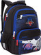 Миниатюра изображения товара Школьный рюкзак Grizzly RB-154-2 (черный/синий)