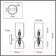 Миниатюра изображения товара Бра Odeon Light Orinoco 4804/2W
