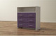 Миниатюра изображения товара Комод Proson Varna 90x40x90 (дуб шамони светлый/фиолетовый)