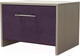 Миниатюра изображения товара Прикроватная тумба Proson Varna (дуб шамони светлый/фиолетовый)
