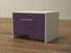 Миниатюра изображения товара Прикроватная тумба Proson Varna (дуб шамони светлый/фиолетовый)
