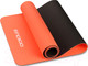 Миниатюра изображения товара Коврик для йоги и фитнеса Indigo Sport TPE IN106 (коралловый/черный)