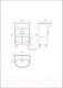 Миниатюра изображения товара Тумба под умывальник Какса-А Винтер 55 / 458390