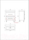 Миниатюра изображения товара Тумба под умывальник Какса-А Квадро 70 / 458350