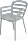 Миниатюра изображения товара Стул пластиковый Ipae Progarden Бостон / 9840693 (светло-серый)