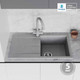 Миниатюра изображения товара Мойка кухонная Polygran Gals-860 (серый)