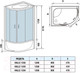 Миниатюра изображения товара Душевая кабина WeltWasser WW500 Halle 1204 L