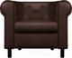 Миниатюра изображения товара Кресло мягкое Brioli Винчестер (L13/коричневый)