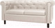 Миниатюра изображения товара Диван Brioli Винчестер двухместный (L4/кремовый)
